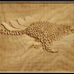 Media: layered and glued laser cut card stock.