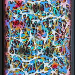 Media: layered and glued laser cut card stock.