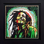 Media: layered and glued laser cut card stock.