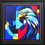 Media: layered and glued laser cut card stock.